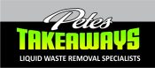 Petes Takeaways the Septic Tank Cleaning experts.